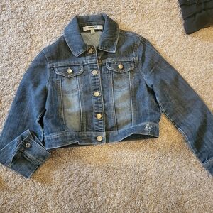 DKNY Denim Jacket Girls Size M Used